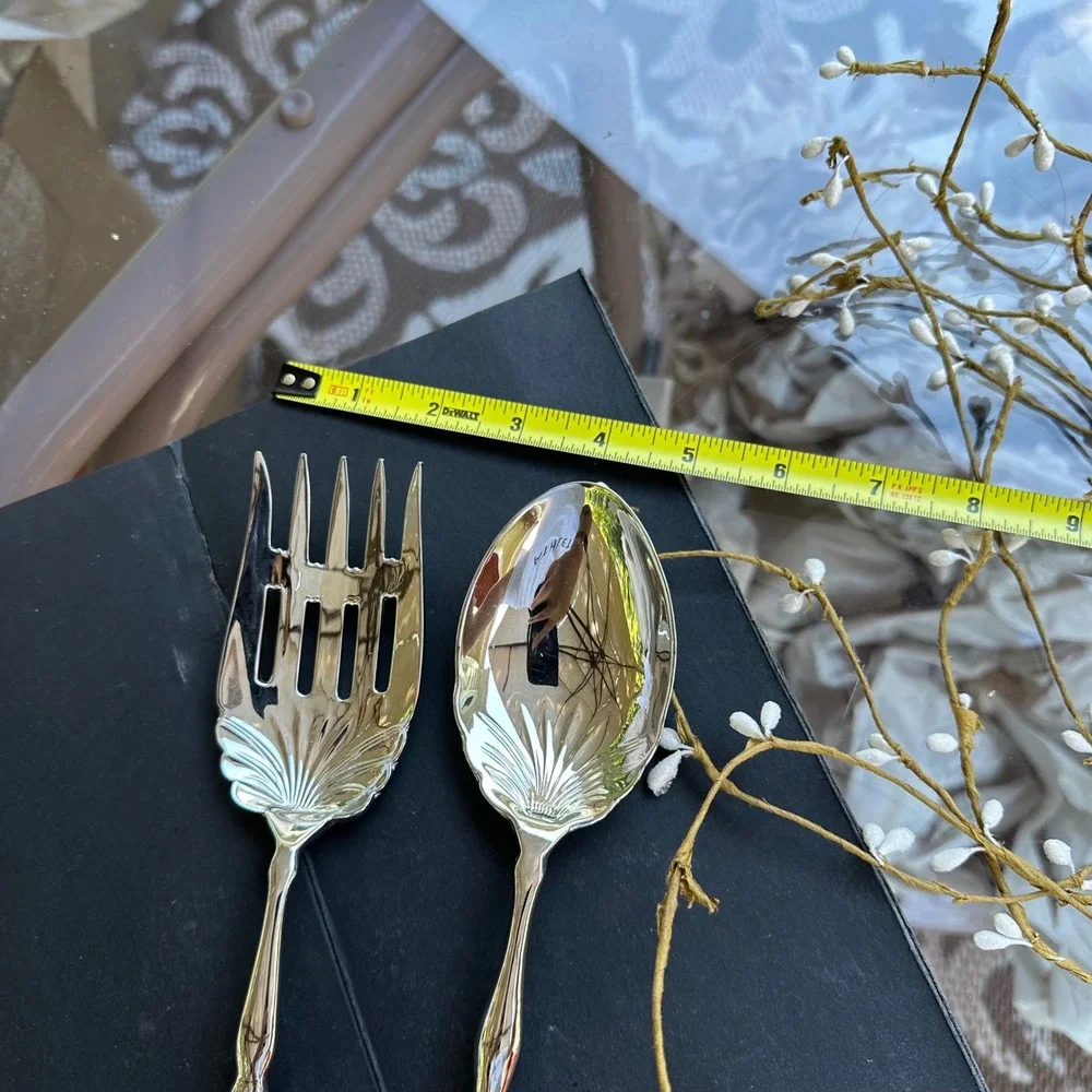 Spode Christmas Tree Cutlery - Serving Utensils Stainless Steel 2 Pc